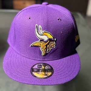 New Era Purple Cap with Viking Emblem